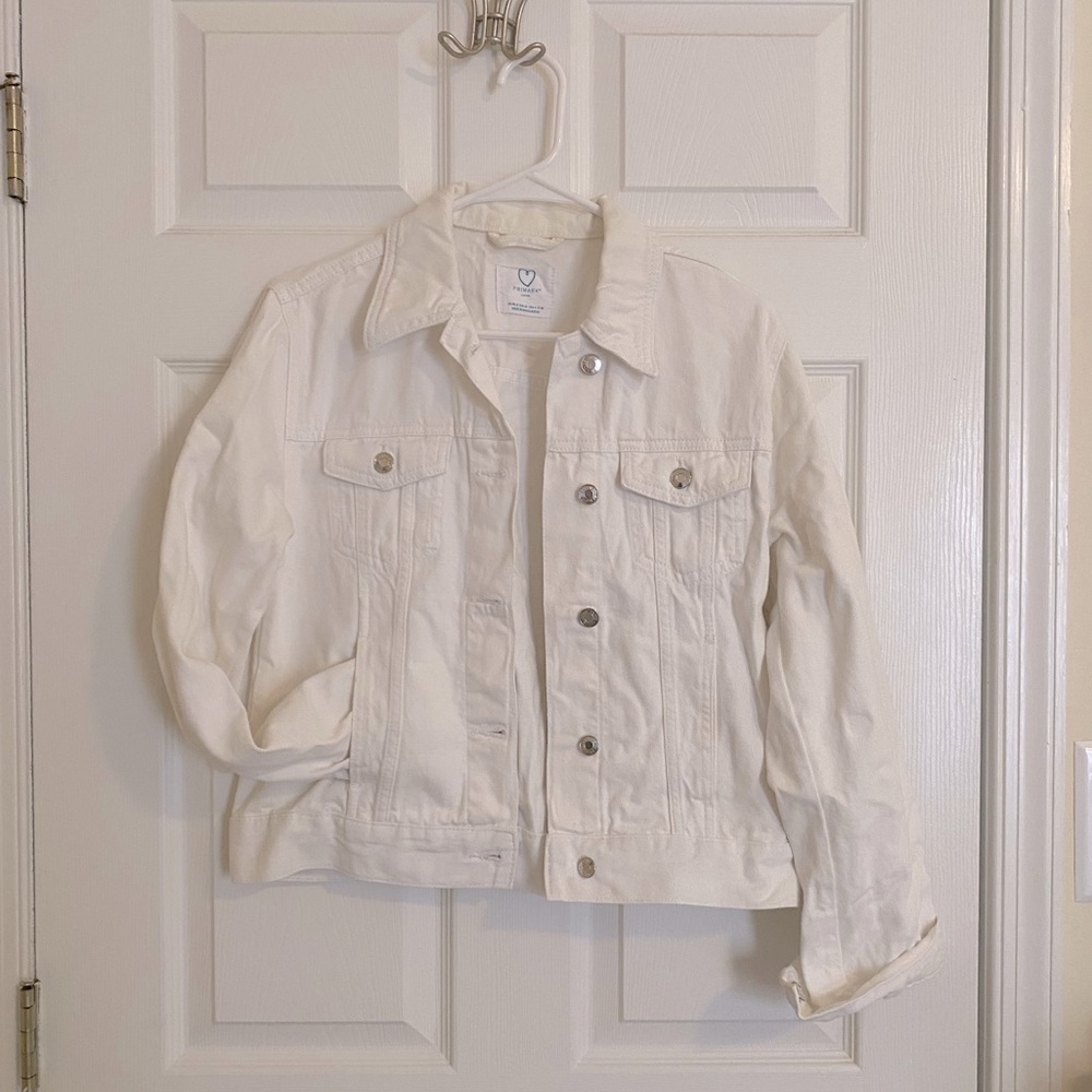 Primark White Denim Jacket